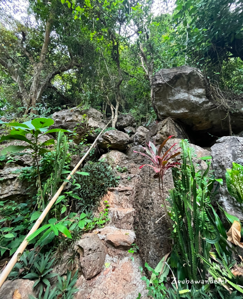 The start to the Sleeping Lady viewpoint hike